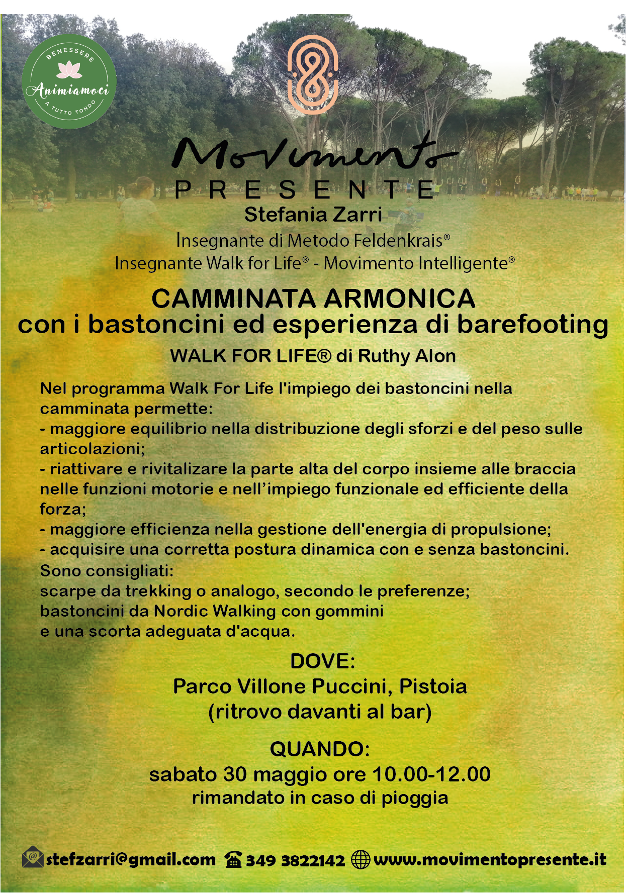 Camminata armonica WALK FOR LIFE® di Ruthy Alon